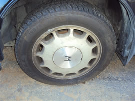 1993 HONDA ACCORD EX , 2.2L AUTO 4DR, COLOR BLACK, STK A14165